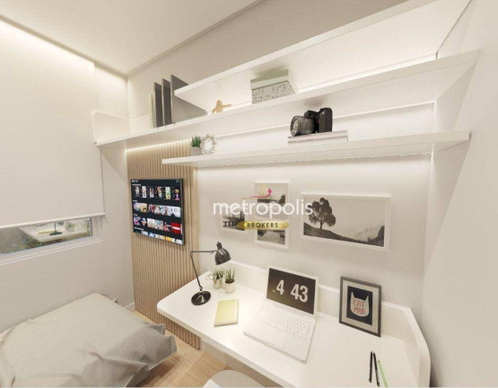Imagem Apartamento com 2 Quartos à Venda, 49 m² em Jardim - Santo André