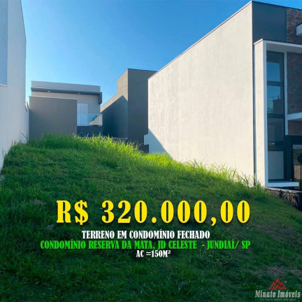 Terreno à Venda, 150 m² em Loteamento Reserva Da Mata - Jundiaí