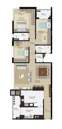 Imagem Apartamento com 2 Quartos à Venda, 229 m² em Interlagos - Caxias Do Sul
