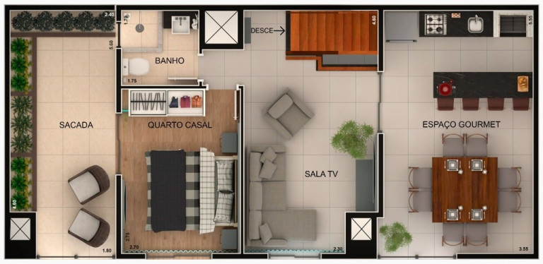 Imagem Apartamento com 4 Quartos à Venda, 142 m² em Novo Mundo - Curitiba