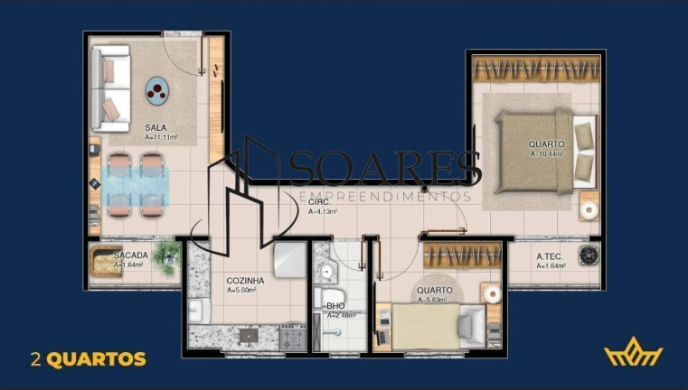 Imagem Apartamento com 2 Quartos à Venda, 49 m² em Pedreira - Belém Imagem Apartamento com 2 Quartos à Venda, 49 m² em Pedreira - Belém