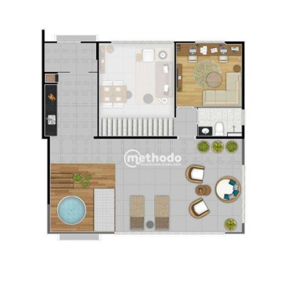 Imagem Apartamento com 1 Quarto à Venda, 51 m² em Cambuí - Campinas