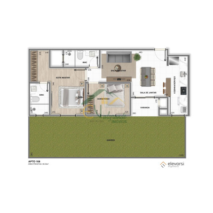 Imagem Apartamento com 2 Quartos à Venda, 61 m² em Weissópolis - Pinhais Imagem Apartamento com 2 Quartos à Venda, 61 m² em Weissópolis - Pinhais