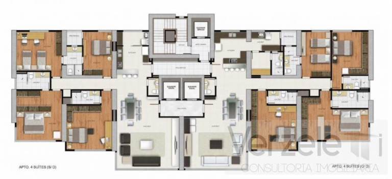 Imagem Apartamento com 4 Quartos à Venda, 264 m² em Centro - Balneário Camboriú