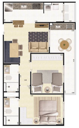 Imagem Apartamento com 2 Quartos à Venda, 72 m² em Centro - Mongagua Imagem Apartamento com 2 Quartos à Venda, 72 m² em Centro - Mongagua