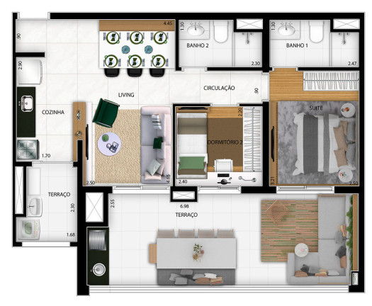 Imagem Apartamento com 2 Quartos à Venda, 73 m² em Cidade Mãe Do Céu - São Paulo Imagem Apartamento com 2 Quartos à Venda, 73 m² em Cidade Mãe Do Céu - São Paulo