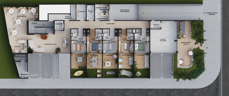 Imagem Imóvel com 1 Quarto à Venda, 23 m² em Cabo Branco - João Pessoa Imagem Imóvel com 1 Quarto à Venda, 23 m² em Cabo Branco - João Pessoa