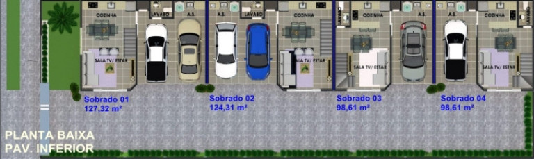 Imagem Sobrado com 3 Quartos à Venda, 98 m² em Coqueiral - Cascavel