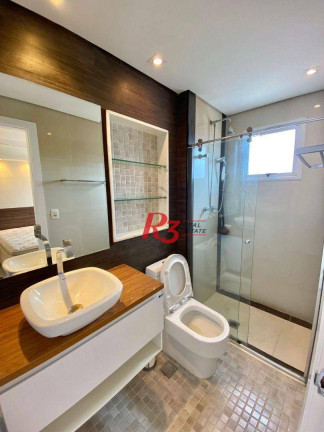 Imagem Apartamento com 2 Quartos para Alugar, 90 m² em Gonzaga - Santos