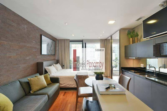 Kitnet com 1 Quarto à Venda ou Locação, 35 m² em Vila Olímpia - São Paulo