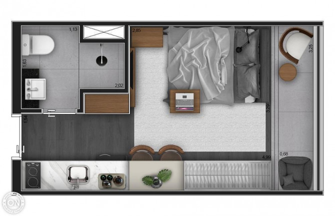 Imagem Apartamento com 1 Quarto à Venda, 43 m² em Moema - São Paulo
