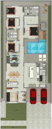 Imagem Casa com 4 Quartos à Venda, 265 m² em Parque Brasil 500 - Paulínia