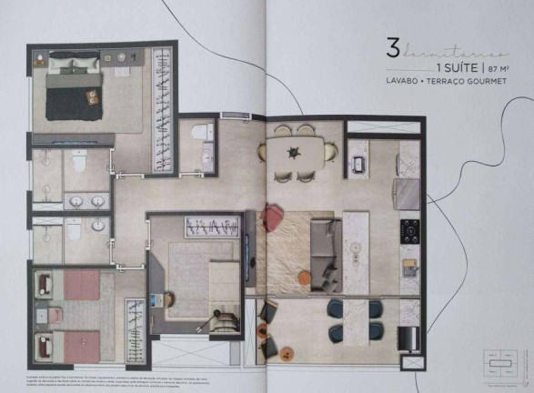 Imagem Apartamento com 2 Quartos à Venda, 87 m² em Centro - Indaiatuba Imagem Apartamento com 2 Quartos à Venda, 87 m² em Centro - Indaiatuba