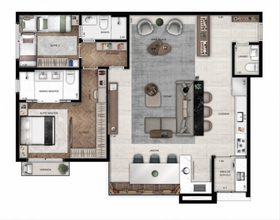 Imagem Cobertura com 3 Quartos à Venda, 183 m² em Lapa - São Paulo