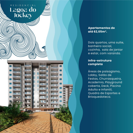 Apartamento com 2 Quartos à Venda, 53 m² em Centro - Lauro De Freitas