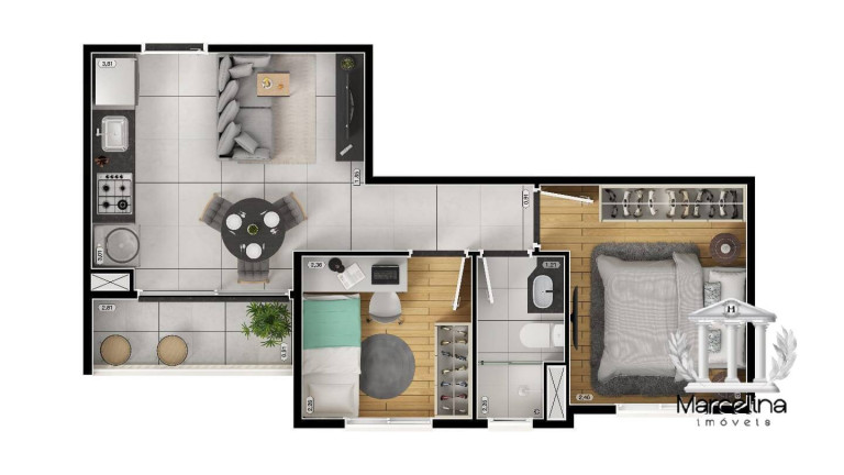 Imagem Apartamento com 2 Quartos à Venda, 37 m² em Vila Das Belezas - São Paulo