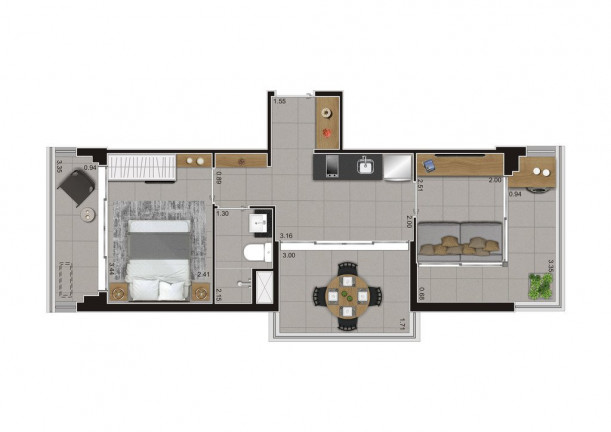 Imagem Studio com 1 Quarto à Venda, 71 m² em Pinheiros - São Paulo
