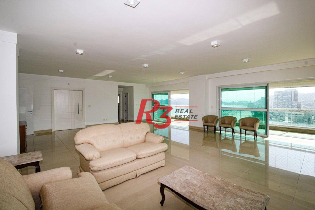 Imagem Apartamento com 4 Quartos para Alugar, 360 m² em Gonzaga - Santos Imagem Apartamento com 4 Quartos para Alugar, 360 m² em Gonzaga - Santos