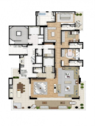 Imagem Apartamento com 4 Quartos à Venda, 283 m² em Moema - São Paulo