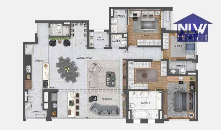 Apartamento com 3 Quartos à Venda, 169 m² em Vila Clementino - São Paulo