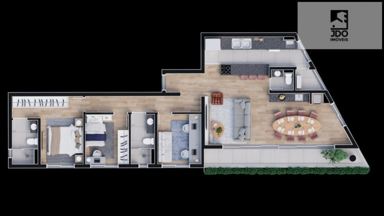 Imagem Apartamento com 3 Quartos à Venda, 107 m² em Boa Vista - Curitiba Imagem Apartamento com 3 Quartos à Venda, 107 m² em Boa Vista - Curitiba