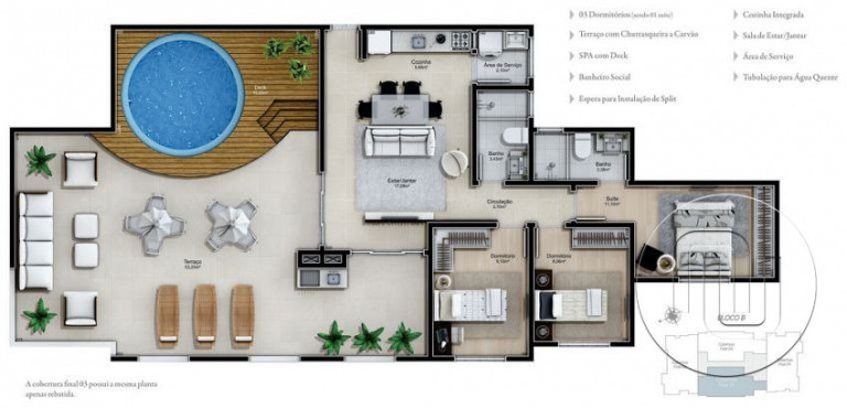 Imagem Cobertura com 3 Quartos à Venda, 219 m² em Agronômica - Florianópolis Imagem Cobertura com 3 Quartos à Venda, 219 m² em Agronômica - Florianópolis