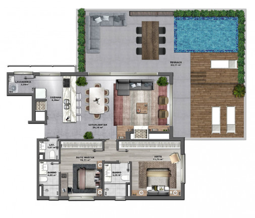 Imagem Apartamento com 2 Quartos à Venda, 104 m² em Mont Serrat - Porto Alegre