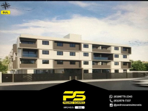 Apartamento com 2 Quartos à Venda, 50 m² em Cuiá - João Pessoa