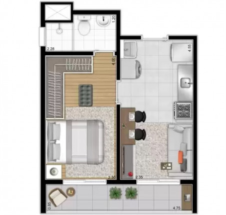 Imagem Imóvel com 1 Quarto à Venda, 31 m² em Vila Das Belezas - São Paulo Imagem Imóvel com 1 Quarto à Venda, 31 m² em Vila Das Belezas - São Paulo