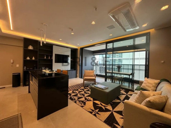 Imagem Apartamento com 1 Quarto para Alugar, 78 m² em Brooklin - São Paulo Imagem Apartamento com 1 Quarto para Alugar, 78 m² em Brooklin - São Paulo