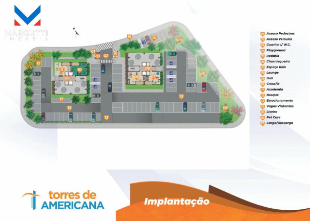 Imagem Apartamento com 2 Quartos à Venda, 52 m² em Catharina Zanaga - Americana Imagem Apartamento com 2 Quartos à Venda, 52 m² em Catharina Zanaga - Americana