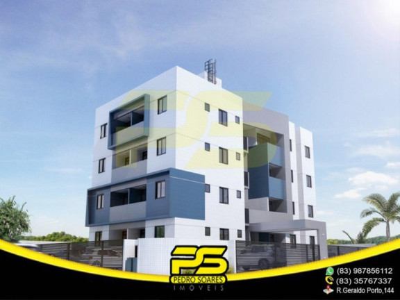 Apartamento com 2 Quartos à Venda, 56 m² em Cristo Redentor - João Pessoa