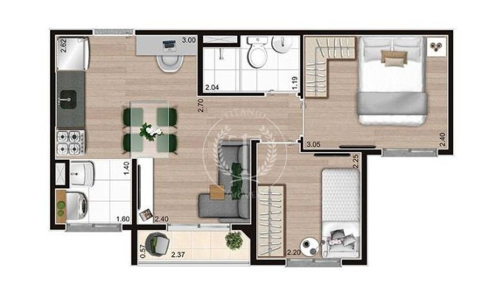 Imagem Apartamento com 2 Quartos à Venda, 37 m² em Vila Andrade - São Paulo