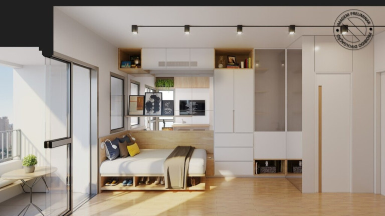 Imagem Apartamento com 1 Quarto à Venda, 29 m² em Brooklin Paulista - São Paulo