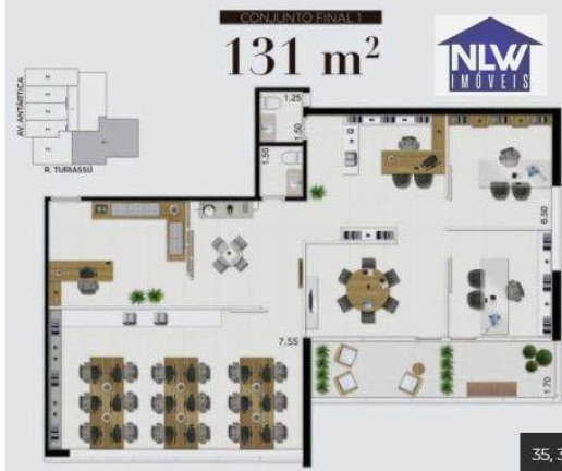 Imagem Sala Comercial à Venda, 131 m² em água Branca - São Paulo Imagem Sala Comercial à Venda, 131 m² em água Branca - São Paulo