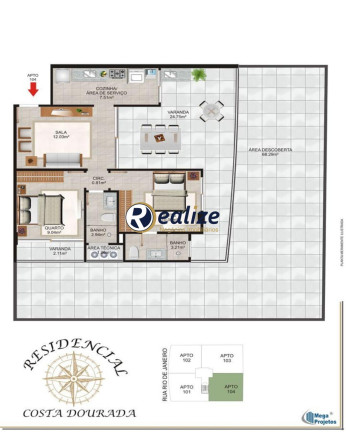 Imagem Imóvel com 2 Quartos à Venda, 82 m² em Praia Do Morro - Guarapari