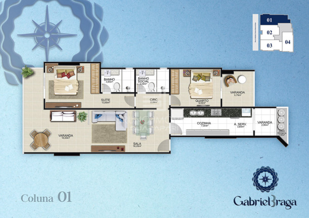 Imagem Apartamento com 2 Quartos à Venda, 74 m² em Centro - Guarapari Imagem Apartamento com 2 Quartos à Venda, 74 m² em Centro - Guarapari