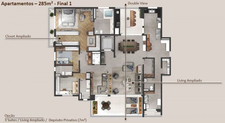 Imagem Apartamento com 4 Quartos à Venda, 228 m² em Alphaville Empresarial - Barueri