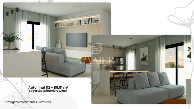 Imagem Apartamento com 3 Quartos à Venda, 83 m² em Saguaçu - Joinville Imagem Apartamento com 3 Quartos à Venda, 83 m² em Saguaçu - Joinville