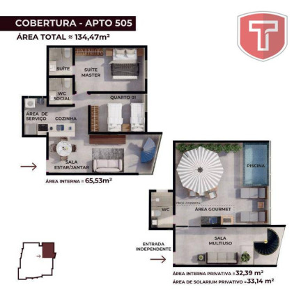 Imagem Apartamento com 3 Quartos à Venda, 72 m² em Praia Formosa - Cabedelo