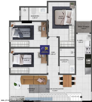 Imagem Imóvel com 2 Quartos à Venda, 64 m² em Praia De Itaparica - Vila Velha Imagem Imóvel com 2 Quartos à Venda, 64 m² em Praia De Itaparica - Vila Velha