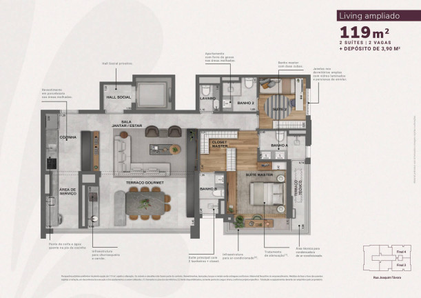 Imagem Apartamento com 3 Quartos à Venda, 119 m² em Vila Mariana - São Paulo Imagem Apartamento com 3 Quartos à Venda, 119 m² em Vila Mariana - São Paulo