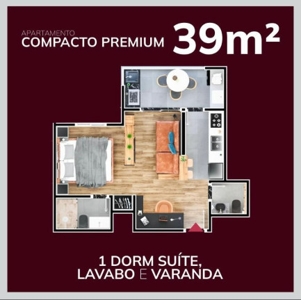 Imagem Imóvel com 1 Quarto à Venda, 39 m² em Centro - Sorocaba