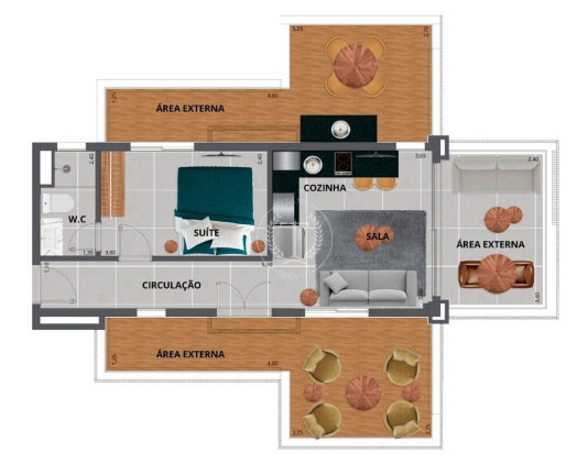 Imagem Apartamento com 1 Quarto à Venda, 48 m² em Itaim Bibi - São Paulo