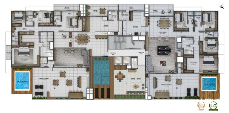 Imagem Cobertura com 4 Quartos à Venda, 462 m² em Floresta - São Jose Imagem Cobertura com 4 Quartos à Venda, 462 m² em Floresta - São Jose