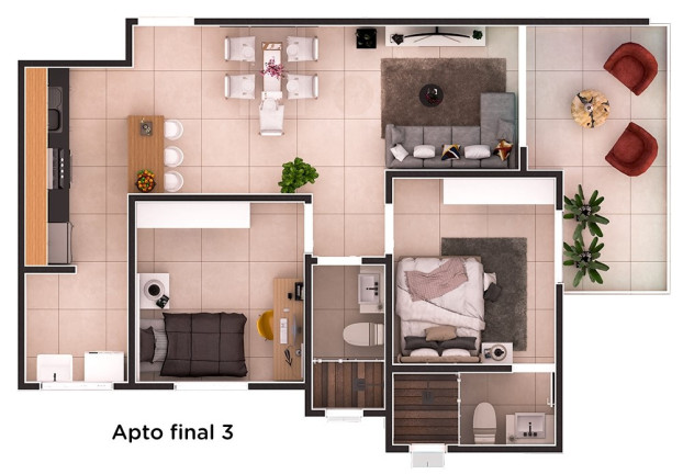 Imagem Apartamento com 2 Quartos à Venda, 67 m² em Centro - Itanhaém Imagem Apartamento com 2 Quartos à Venda, 67 m² em Centro - Itanhaém