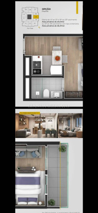 Imagem Apartamento com 1 Quarto à Venda, 34 m² em Centro - Curitiba Imagem Apartamento com 1 Quarto à Venda, 34 m² em Centro - Curitiba