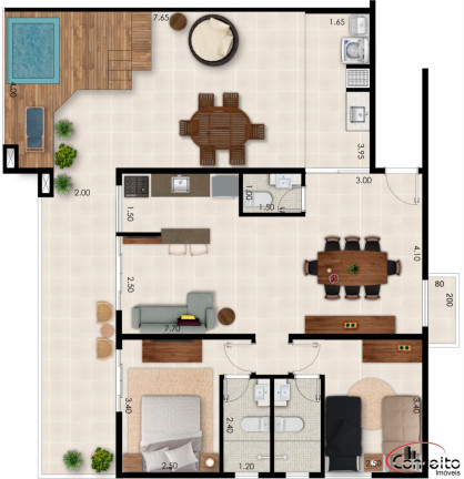 Imagem Apartamento com 2 Quartos à Venda, 80 m² em Toninhas - Ubatuba Imagem Apartamento com 2 Quartos à Venda, 80 m² em Toninhas - Ubatuba