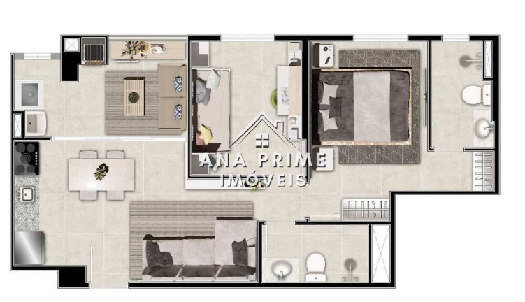 Imagem Apartamento com 2 Quartos à Venda, 56 m² em Jardim Oriente - São José Dos Campos Imagem Apartamento com 2 Quartos à Venda, 56 m² em Jardim Oriente - São José Dos Campos