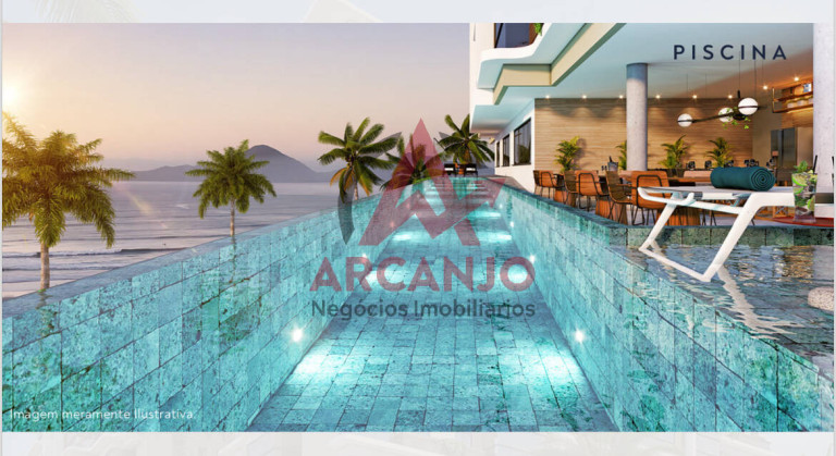 Apartamento com 2 Quartos à Venda, 60 m² em Praia Das Palmeiras - Caraguatatuba